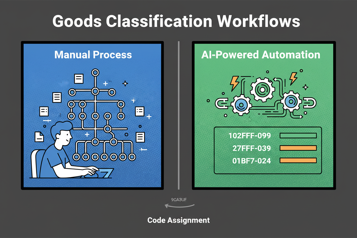 Manual vs Automated Classification Workflow